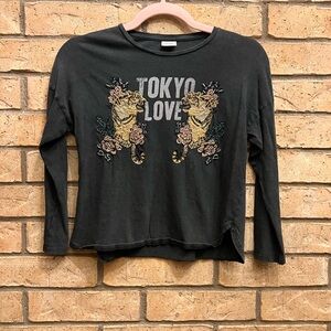 Zara Kids Tokyo Love Long Sleeve Tee